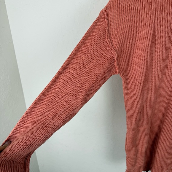 Free People FP Beach Picnic Sweater Romper Savannah Red - Picture 6 of 9